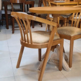 نهارخوری دونفره مدل سبدی چوب راش
