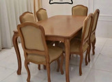 نهارخوری فرانسوی 6نفره چوب راش