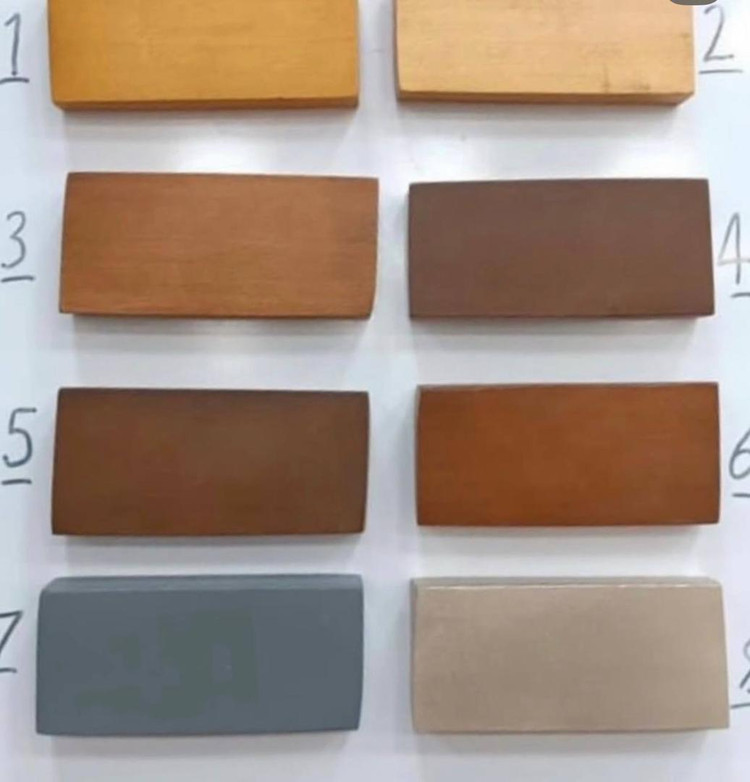 نمونه انتخاب رنگ چوب