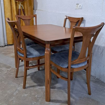 نهارخوری ۴نفره مدل کرواتی چوب توسکا