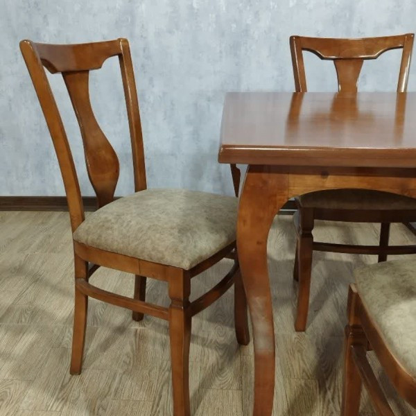 نهارخوری ۴نفره مدل کرواتی چوب توسکا