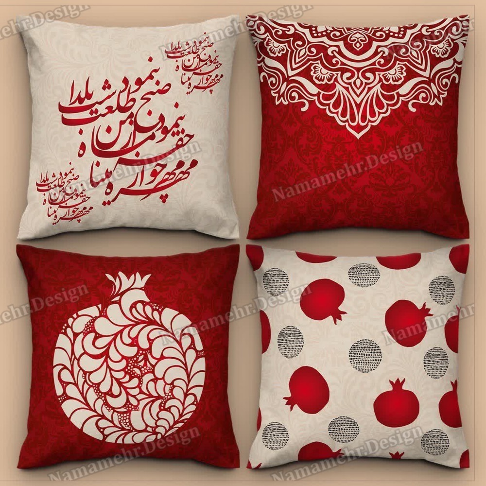 کوسن چاپی ۴عددی