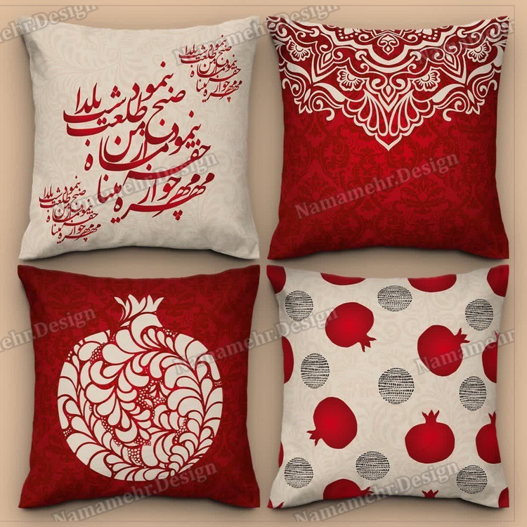 کوسن چاپی ۴عددی